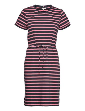 Th Cool Stp C-Nk Short Dress Ss Kort Klänning Multi/mönstrad Tommy Hilfiger