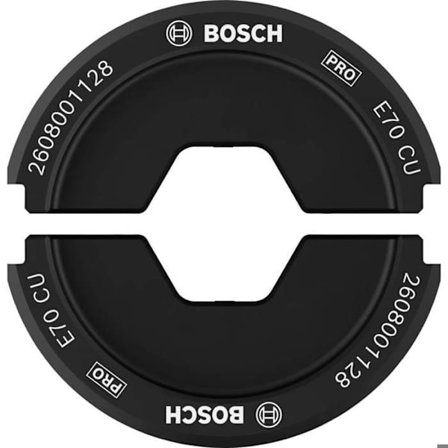 Bosch Tillbehör 2608001128 2608001128 Crimpmatris för tubformade kontakter, för tubformade kontakter 70 till 70 mm²