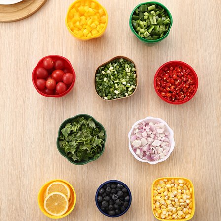 Pakke med 4, tomat oppbevaringsboks, sitronbevaringsbolle, plast v