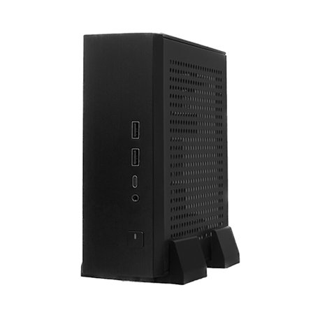 Snygg ITX- case utrymmesbesparande case Chassifotstativ 180W power för tillval