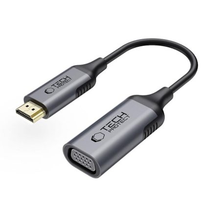 Tech-Protect Adapter HDMI Till VGA Full HD 60Hz Ultraboost - Svart