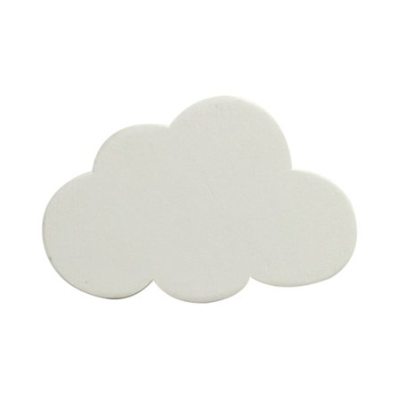 Nordisk Söt Väggmonterad Molnkrok Träklistermärke Klädhängare Väggdekoration