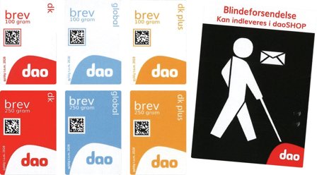 DAO brevmærker samlet