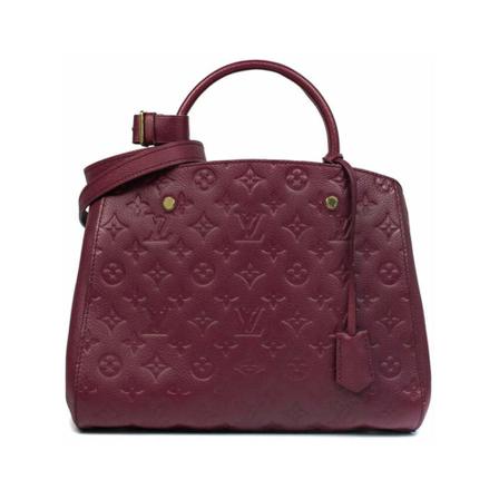 Louis Vuitton Vintage Pre-owned Montaigne Empreinte Taske Lilla, Dame Vintage Tasker, Størrelse: ONE Size