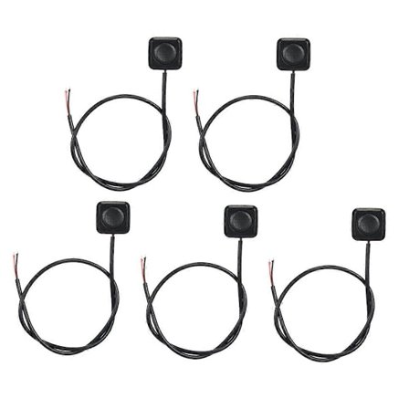 5 kpl Hetkellinen kytkin Hetkellinen painike ON Off -kytkin 12V 24V Pinta-asennettava minipainikekytkin