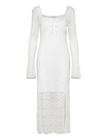 Bubbleroom | Square Neck Lace Dress | L