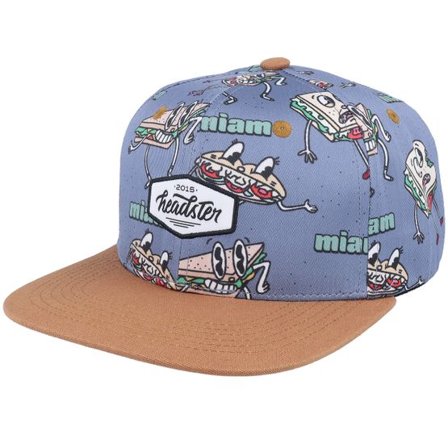 Headster - Blå snapback Keps - Kids Lunchtime Orion Grey Snapback @ Hatstore