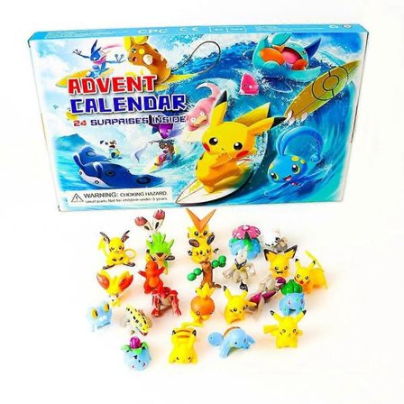 2025 Nye Blind Box-leker Pokmon Barnegave Jul 24 dager Digital nedtelling Adventskalender