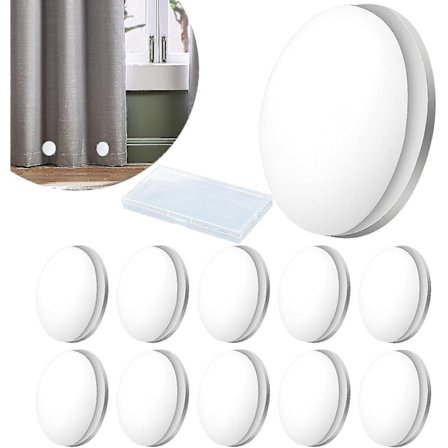 10 kpl Magneettisia Verhopainoja, Raskaat Verhopainot Pohjaan, Ei Ompelua -