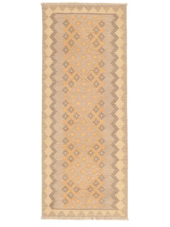 Oriental Light Nomad Kilim Rug 85X210 Runner Orange/Beige Wool