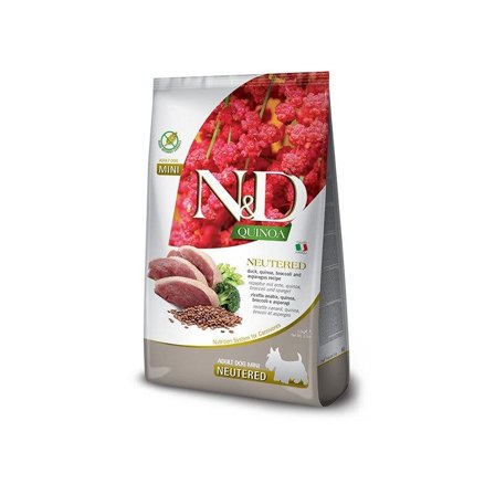 Farmina Natural & Delicious Mini Quinoa Neutered Anatra Broccoli