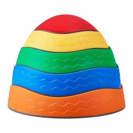 Lasten tasapainokivet-Duoku-5 kappaletta-Jopa 220 lb-Sensoriaaliset liukumattomat tasapainokivet-Ratakenttälelut