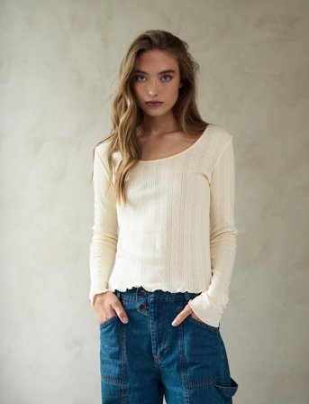 Noella Karmia Top - Cream - XL