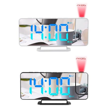 Alarm Clock Digital Clock LED Time Night Mode Setting Adjustable Brightness