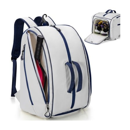 Rygsæk til Pickleball, Badminton, Tennis med skorum, 36/55 liters kapacitet