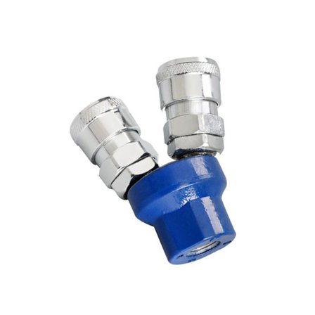 Rund toveis pneumatisk hurtigkobling Rund treveis