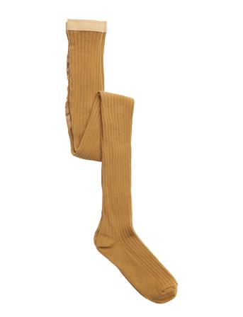 Cotton Rib Tights Socks & Tights Tights Brun Mp Denmark
