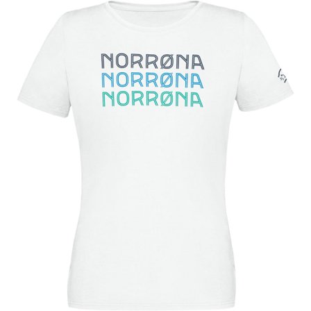 Norrøna Women's /29 Cotton Triple T-shirt Women short-sleeved sweaters White S