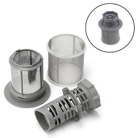 Sæt med 3 mikrofiltre, filter til spildevand, til opvaskemaskine Bosch BSH Siemens Neff 427903 00427903 Bosch BSH Siemens Neff (FMY)