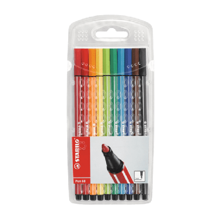 Stabilo Pen 68 Basic 1 mm 10-pack Kontor & papper ONESIZE