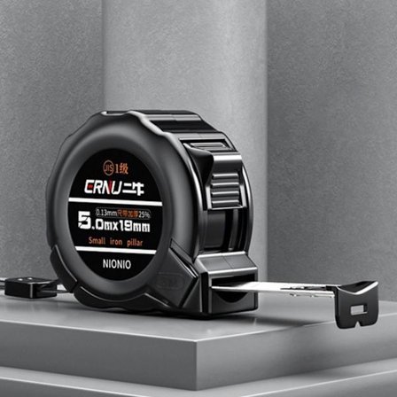 3m/5m/7,5m/10m Mittanauha Metrinen teräsviivain 5MX19MM