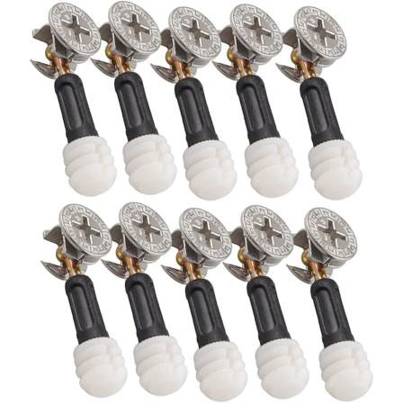 3-in-1 Kalusteliitäntätarvikkeet Kiinnitysruuvit Lukituskammet Tarvikkeet Pultti Tapit Mutteri Kaappiin Vaatekaappiin 20 Sarjaa