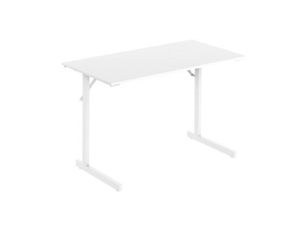 deNord Design Fällbord 1200x500x715x18 vit/vit - Lyreco - Kontorsmöbler och inredning - Bord och hurtsar - Fällbord