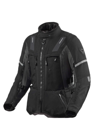 Giacca Moto Donna REV'IT! Sand 5 H2O Nero/Grigio 40