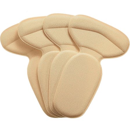 (Svart) 2 Par Hälgrepp Högklackade Pads Foder Häl Insatser