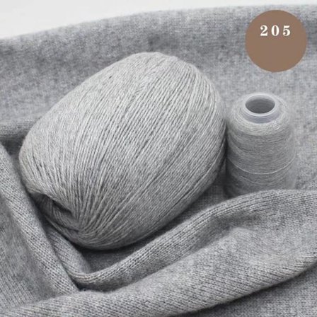 Mongoliskt kashmirgarnsats för handstickat hantverk Bolscarf Ull 50 Plus 20 G/lot