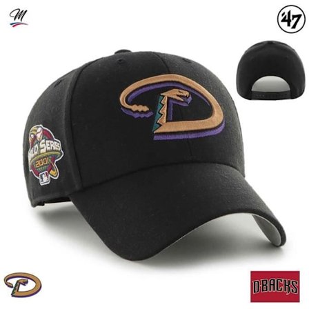 Keps MLB Arizona Diamondbacks 'Sure Shot World Series 2001 MVP' - BCWS-SUMVP29WBP-BK01