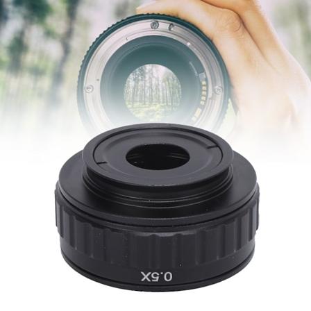 0,5X Adapterlins 38mm C-fäste Adapter Trinokulärt Stereomikroskoprör för Digitalkamera Fokusering