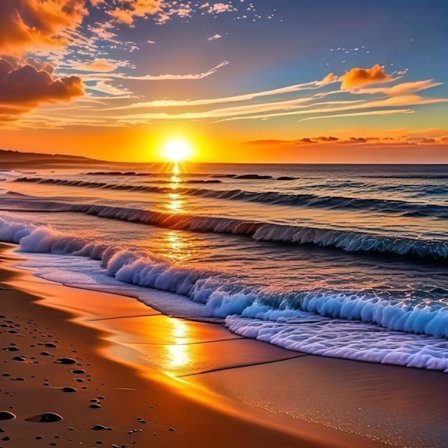 5D Diamantmaleri Sæt, Solnedgang Landskab Strand Diamant Kunst Sæt, Fuld Bor Rund Ædelsten Kunst Mal med Diamanter Prikker Håndværk Sæt til Hjem 