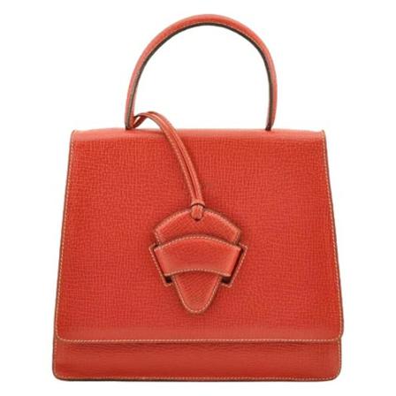 Loewe Pre-owned, Pre-owned Leather handbags Rood, Dames, Maat:ONE Size