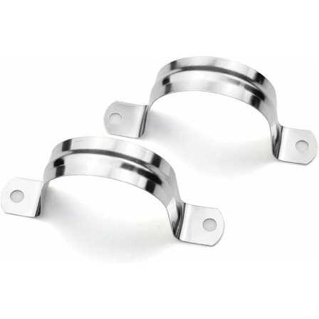 15 stk 304 rustfritt stål U-rørklemme 50 mm rørklemme klips f