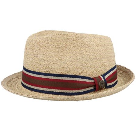 Balmoral - Beige trilby Hatt - Raffia Natural Straw Trilby @ Hatstore
