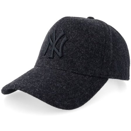 New Era - MLB Svart adjustable Keps - New York Yankees Melton Black A-frame Adjustable @ Hatstore