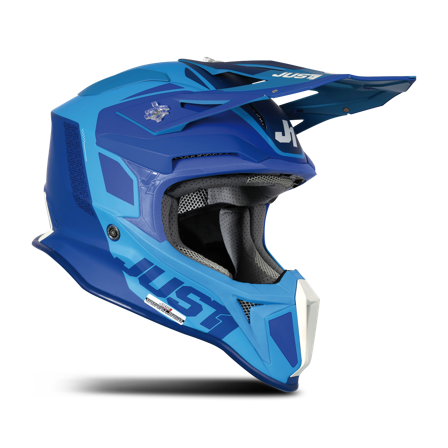 Casco Cross Just1 J18 Blu L 59-60cm