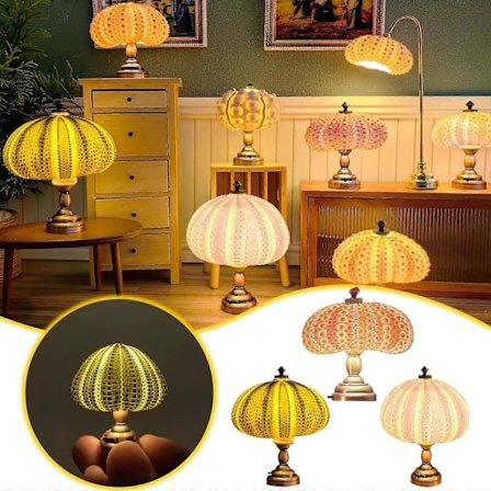 Søpindsvin Natlampe Søpindsvin Mini Bordlampe Dukkehuslampe