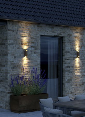 Nico Round vegglampe - rust