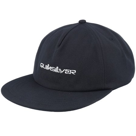 Quiksilver - Sort snapback Kasket - Dna Omni Black Snapback @ Hatstore
