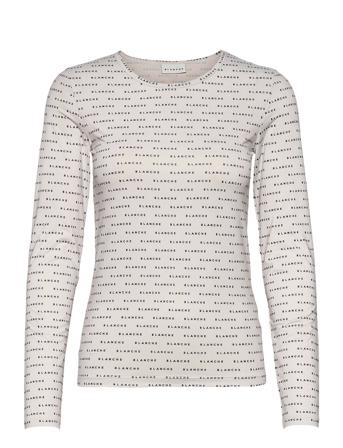 Comfy Long Sleeve Langærmet T-shirt Hvid Blanche
