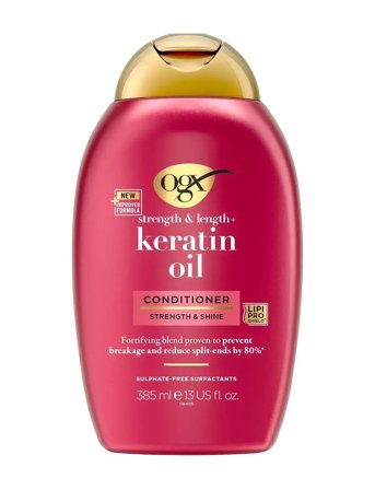 Keratin Oil Balsam 385 Ml Hoitoaine Hiukset Nude Ogx
