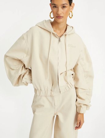 ROTATE Birger Christensen Heavy Woven Jacket - Cream - 34