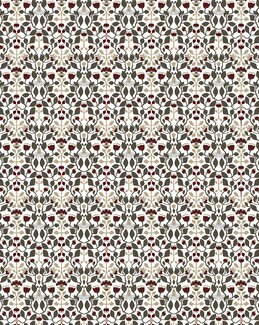 Metervare Blomsterkratt Beige - Arvidssons Textil