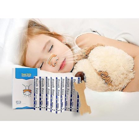 100 stk. Anti Snoring Næseplaster Bedre Åndedræt Næseplaster Stop Snorken