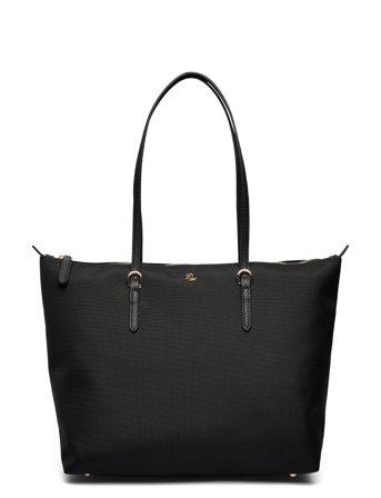 Lauren Ralph Lauren Nylon Medium Keaton Tote Bag - Black - ONE SIZE