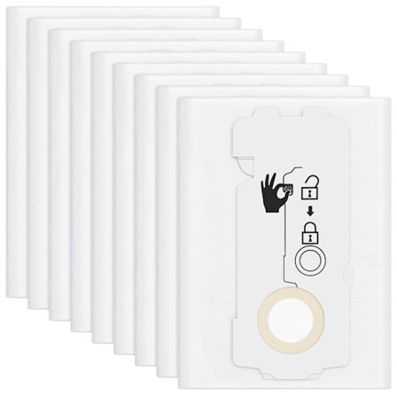 10 stycken 204308 CT Mini Midi 2 5 Filterpåse för Festool Kompatibel med Yom CT Mini och CT MIDI från 2019