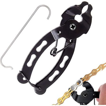 Sykkelkjedeverktøy, Sykkelkjede-tang for fjerning av kjede 2-i-1 Åpne og lukke kjedetang, enkel å bruke kjedetang for sykler landeveissykkel 