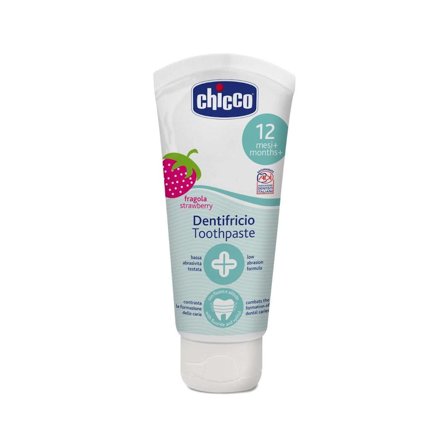 Chicco Dentifricio Fragola 50ml 12 Mesi+ Con Fluoro